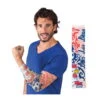 Manche Tatouage De Supporter Allez Les Bleus 2 Manche Tatouage De Supporter Allez Les Bleus -Boutique De Carnaval D'Halloween Manche tatouage de supporter allez les bleus