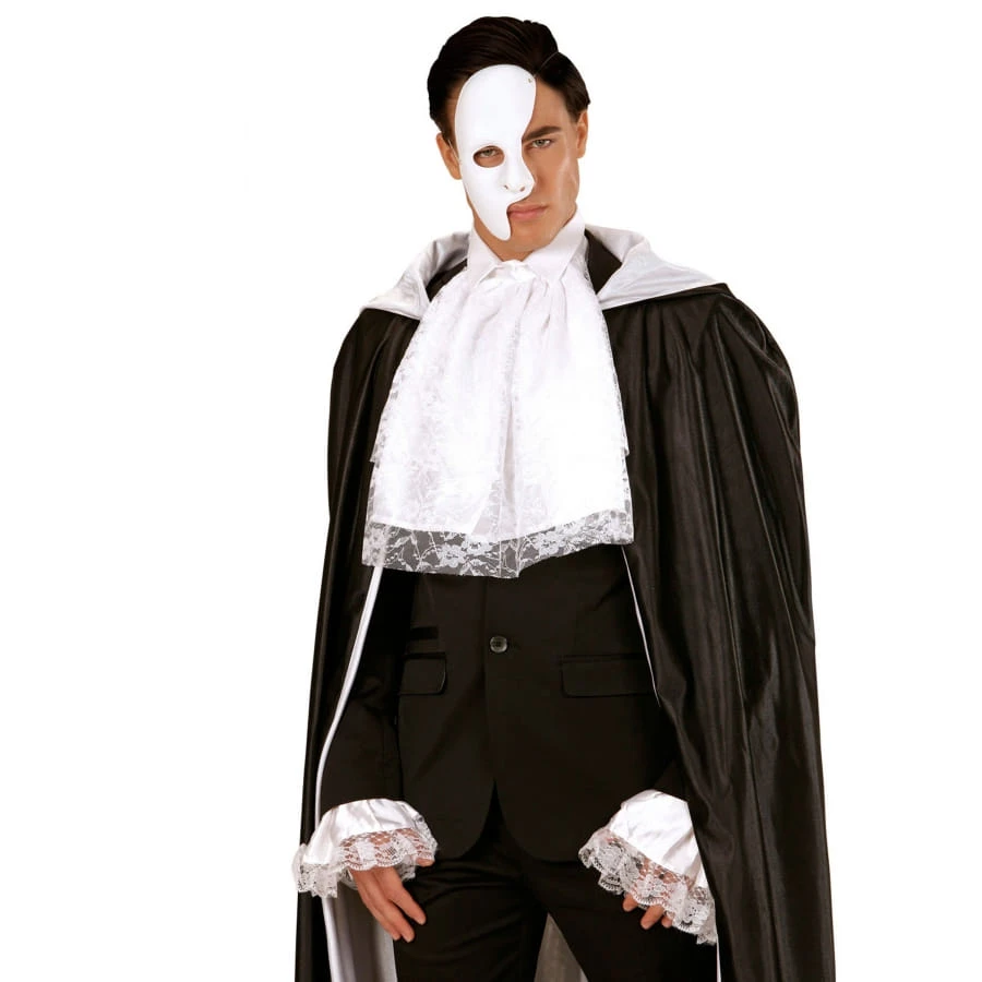 Manchettes Et Jabot Blanc En Dentelle 4 Manchettes Et Jabot Blanc En Dentelle – Image 2