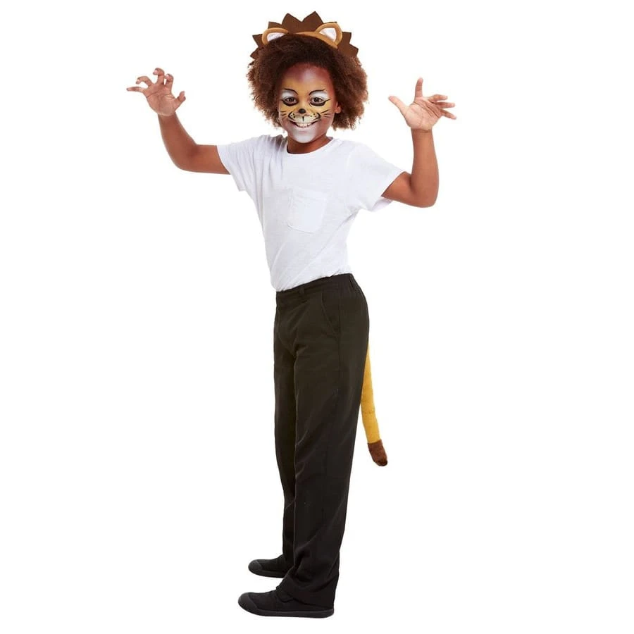 Maquillage De Lion Queue Et Oreilles Pour Enfant 3 Maquillage De Lion Queue Et Oreilles Pour Enfant