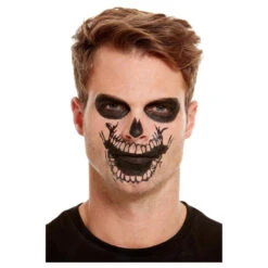 Maquillage De Squelette Par Transfert Pour Adulte -Boutique De Carnaval D'Halloween Maquillage de squelette par transfert pour adulte 647