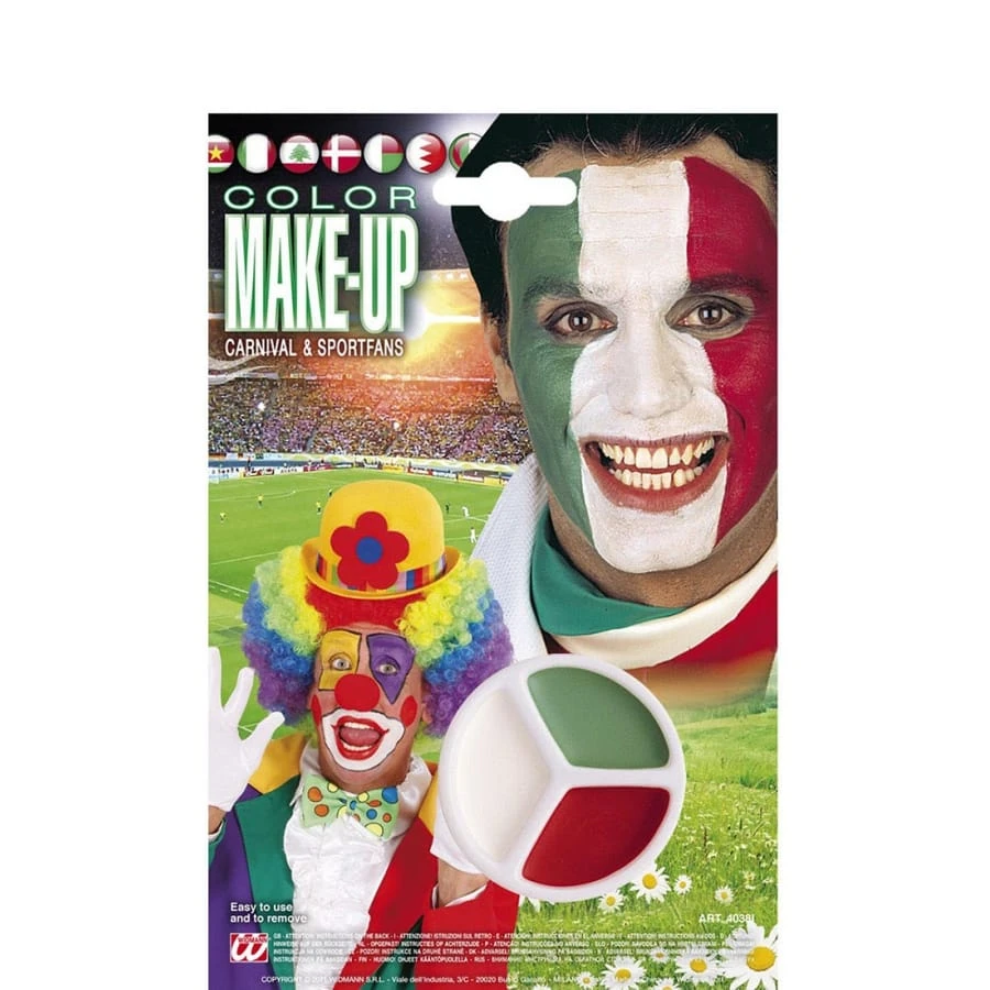 Maquillage Drapeau Italien 3 Maquillage Drapeau Italien