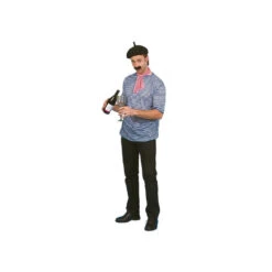 Marinière, Foulard, Béret Et Moustache De Paysan