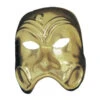 Masque Comédie Grecque Doré