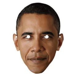 Masque De Barack Obama En Carton