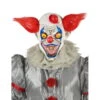 Masque De Clown Effrayant Courts Cheveux Rouges