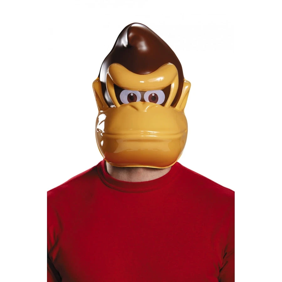 Masque De Donkey Kong Pour Adulte, En Plastique 3 Masque De Donkey Kong Pour Adulte, En Plastique