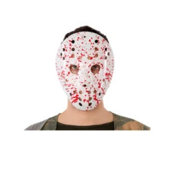 Masque De Jason Avec Tâches De Sang Pour Adulte