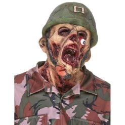 Masque De Soldat Zombie Défiguré