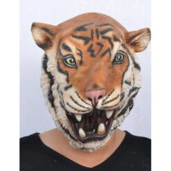 Masque De Tigre Intégral -Boutique De Carnaval D'Halloween Masque de tigre integral 29604
