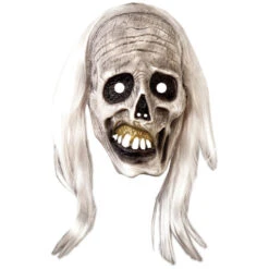 Masque De Zombie Avec Cheveux Pour Adulte 5 Masque De Zombie Avec Cheveux Pour Adulte -Boutique De Carnaval D'Halloween Masque de zombie avec cheveux pour adulte 68337