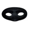 Masque Loup Noir Uni Et Arrondi