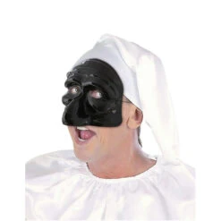 Masque Noir De Polichinelle