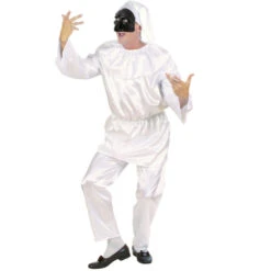 Masque Noir De Polichinelle -Boutique De Carnaval D'Halloween Masque noir de polichinelle 68812