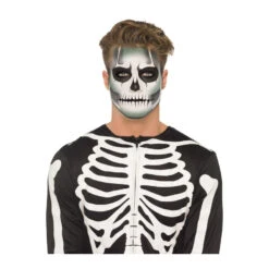 Maquillage Phosphorescent De Squelette -Boutique De Carnaval D'Halloween Masque squellete