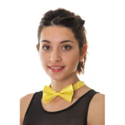 Noeud Papillon Jaune Fluo Attache Crochet 7 Noeud Papillon Jaune Fluo Attache Crochet -Boutique De Carnaval D'Halloween Noeud papillon jaune fluo attache crochet 27527