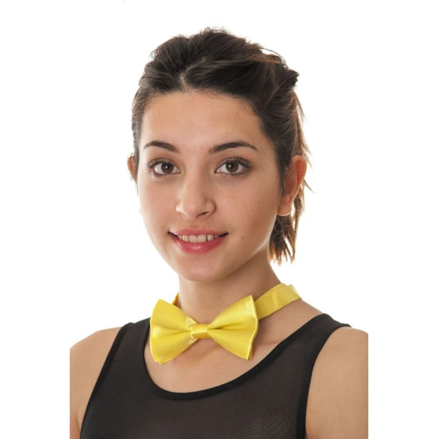 Noeud Papillon Jaune Fluo Attache Crochet 5 Noeud Papillon Jaune Fluo Attache Crochet – Image 3