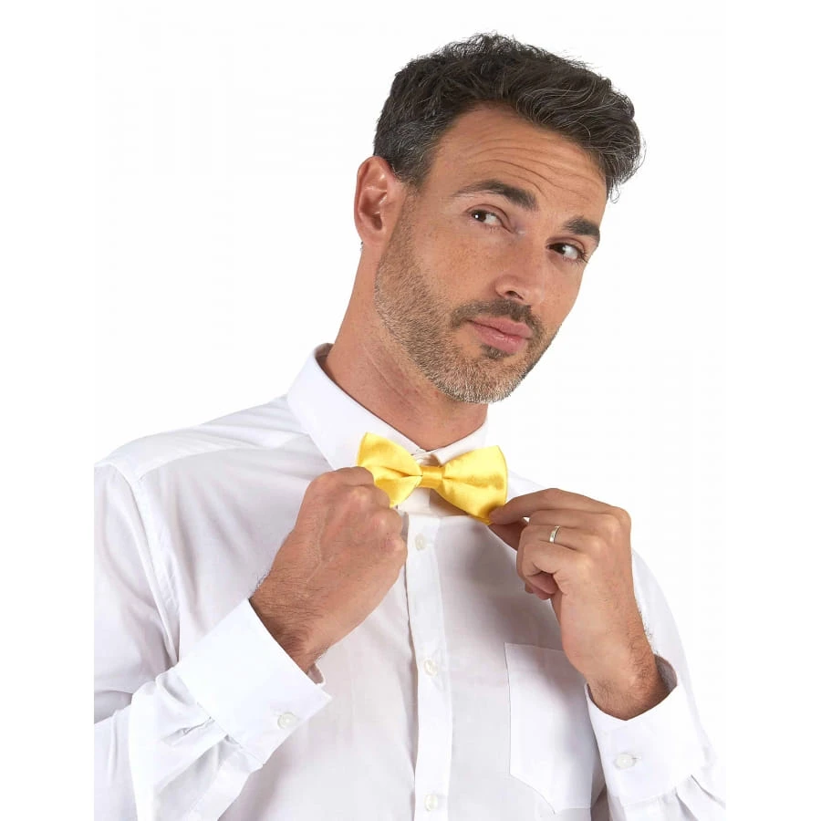 Noeud Papillon Jaune Fluo Attache Crochet 3 Noeud Papillon Jaune Fluo Attache Crochet