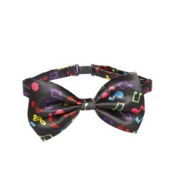 Noeud Papillon Noir Décoré De Notes De Musique 7 Noeud Papillon Noir Décoré De Notes De Musique -Boutique De Carnaval D'Halloween Noeud papillon noir decore de notes de musique 37109