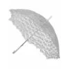 Ombrelle Blanche Effet Dentelle