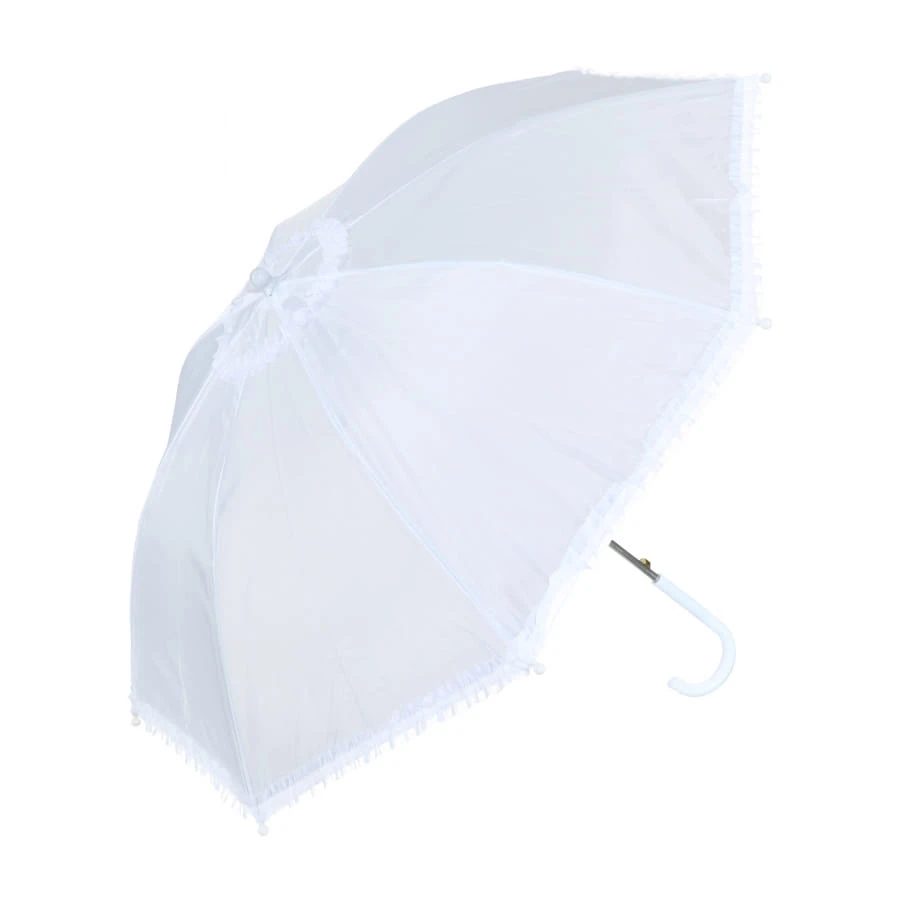 Ombrelle Blanche Effet Dentelle 5 Ombrelle Blanche Effet Dentelle – Image 3