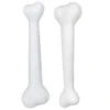 Os Blanc En Plastique De 22cm, Par 2