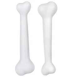 Os Blanc En Plastique De 22cm, Par 2