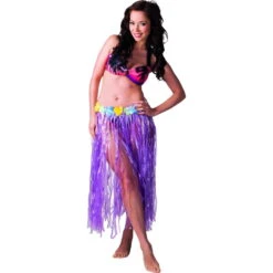 Pagne Hawaïen De 80cm Avec Ceinture De Fleurs 12 Pagne Hawaïen De 80cm Avec Ceinture De Fleurs -Boutique De Carnaval D'Halloween Pagne hawaien de 80cm avec ceinture de fleurs 22282