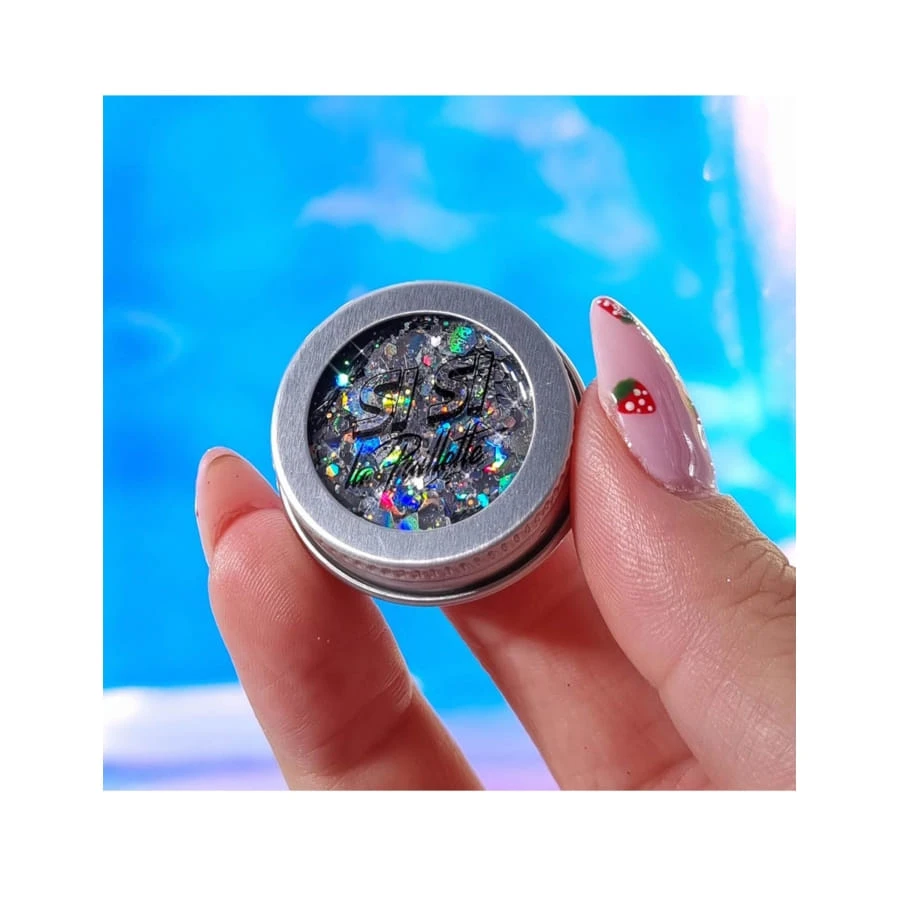 Paillettes Cosmétiques Arc-en-ciel Biodégradables 4 Paillettes Cosmétiques Arc-en-ciel Biodégradables – Image 2