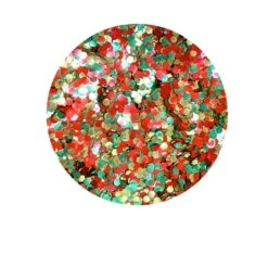 Paillettes Cosmétiques Vert Rouge Biodégradables