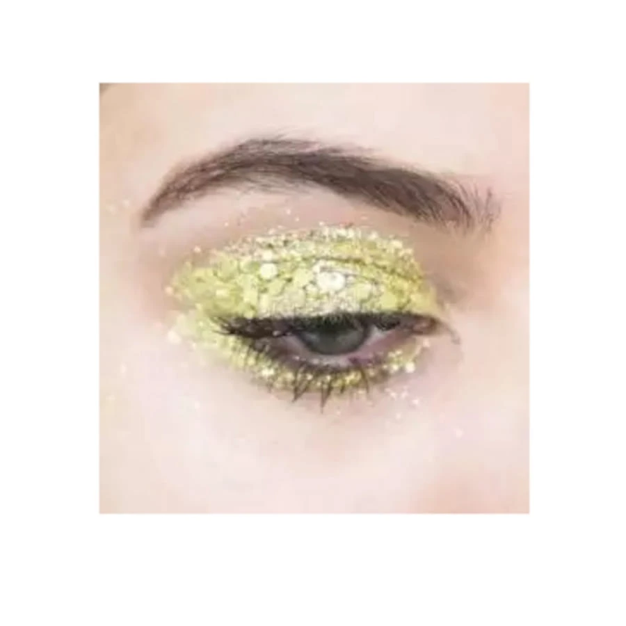 Paillettes Visage Or, Biodégradables 4 Paillettes Visage Or, Biodégradables – Image 2