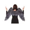 Paire D'ailes Noires Pour Adulte -Boutique De Carnaval D'Halloween Paire d ailes noires pour adulte