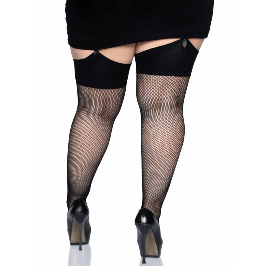 Paire De Bas Résille Noirs Grande Taille 5 Paire De Bas Résille Noirs Grande Taille – Image 3