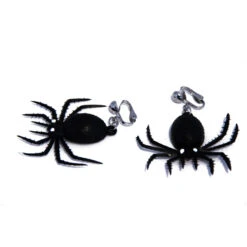 Paire De Boucles D'oreilles Araignées Noires 5 Paire De Boucles D'oreilles Araignées Noires -Boutique De Carnaval D'Halloween Paire de boucles d oreilles araignees noires 22613