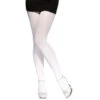 Paire De Collants Blancs Opaques Pour Femme -Boutique De Carnaval D'Halloween Paire de collants blancs opaques pour femme 4