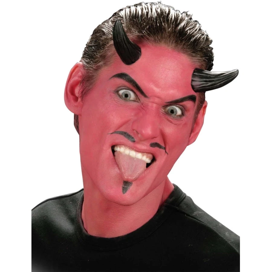 Paire De Cornes Noires De Diable à Coller 3 Paire De Cornes Noires De Diable à Coller