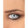 Paire De Lentilles Blanches Contour Noir 2 Paire De Lentilles Blanches Contour Noir -Boutique De Carnaval D'Halloween Paire de lentilles blanches contour noir 1
