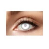 Paire De Lentilles Blanches Semi-opaques 1 Paire De Lentilles Blanches Semi-opaques -Boutique De Carnaval D'Halloween Paire de lentilles blanches semi opaques