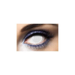 Paire De Lentilles Quadrillage Blanc -Boutique De Carnaval D'Halloween Paire de lentilles quadrillage blanc 26688