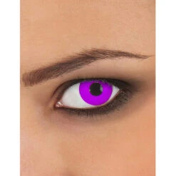 Paire De Lentilles Violettes Unies