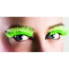 Paire De Longs Faux Cils Verts Fluo