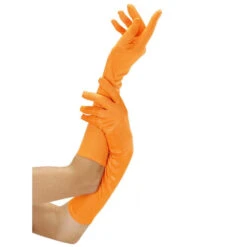 Paire De Longs Gants Fluos De 30cm 9 Paire De Longs Gants Fluos De 30cm -Boutique De Carnaval D'Halloween Paire de longs gants fluos de 30cm 21795