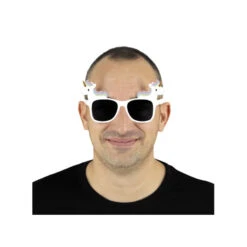 Paire De Lunettes Blanches Avec Licorne