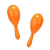 Paire De Maracas Orange Unies 2 Paire De Maracas Orange Unies -Boutique De Carnaval D'Halloween Paire de maracas orange unies
