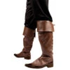 Paire De Sur-bottes Marrons Unies -Boutique De Carnaval D'Halloween Paire de sur bottes marrons unies
