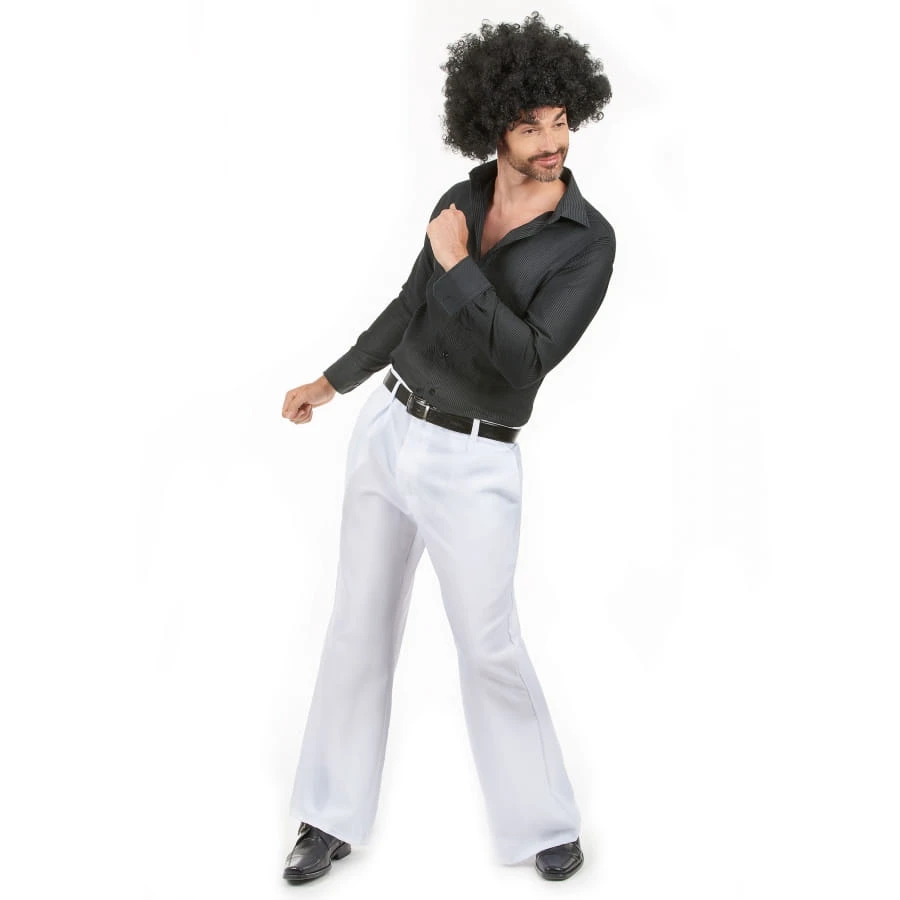Pantalon Homme Blanc Disco 4 Pantalon Homme Blanc Disco – Image 2