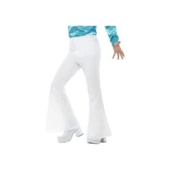 Pantalon Homme Blanc Disco 13 Pantalon Homme Blanc Disco -Boutique De Carnaval D'Halloween Pantalon homme blanc disco 5 39