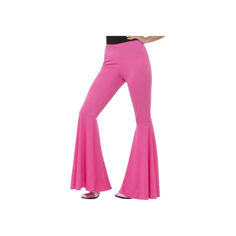 Pantalon Patte D'eph Rose Pour Femme 3 Pantalon Patte D'eph Rose Pour Femme