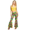 Pantalon Pattes D'eph Motif Hippie Coloré, Femme