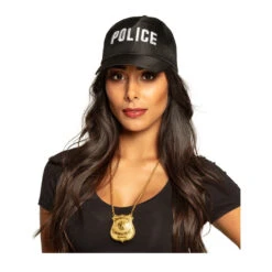 Pendentif Avec Insigne De Police Doré Pour Adulte 7 Pendentif Avec Insigne De Police Doré Pour Adulte -Boutique De Carnaval D'Halloween Pendentif avec insigne de police dore pour adulte 65560