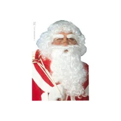 Luxueux Costume De Melchior -Boutique De Carnaval D'Halloween Perruque barbe et sourcils de pere noel